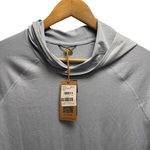 AFTCO NEW Women's Size Medium Gray Samurai Pullover UPF Fishing Hoodie Shirt